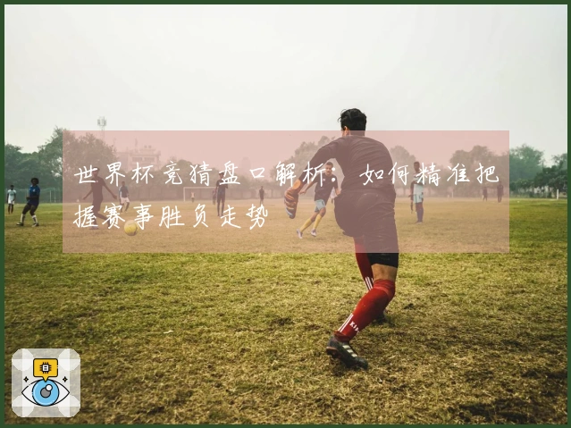 世界杯竞猜盘口解析：如何精准把握赛事胜负走势